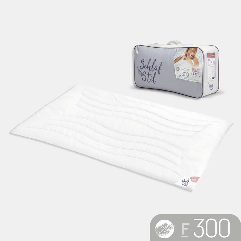Faserbettdecke „F300", Hollofil Spring 3D-Markenfaser / 100 % Polyester, verschiedene Größen und Wärmeklassen