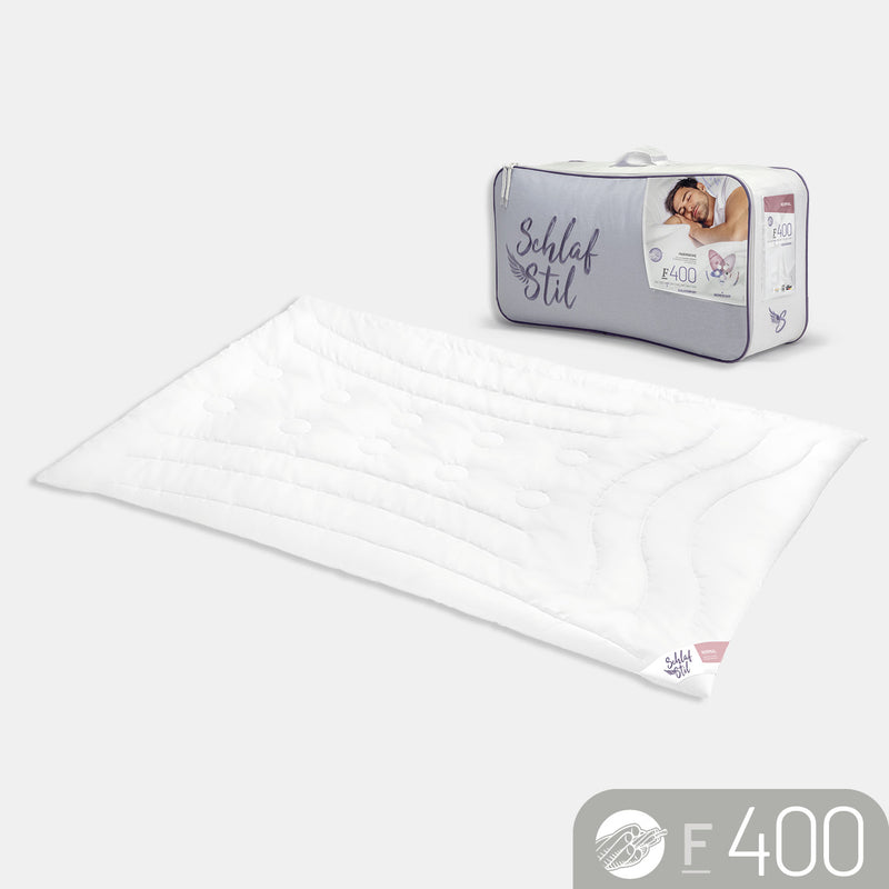 Faserbettdecke Schlafstil F400, Quallofil Premium 3D-Markenfaser