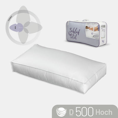 Daunen Nackenstützkissen „D500", 90 % Daunen / 10 % Federn (Außen)
