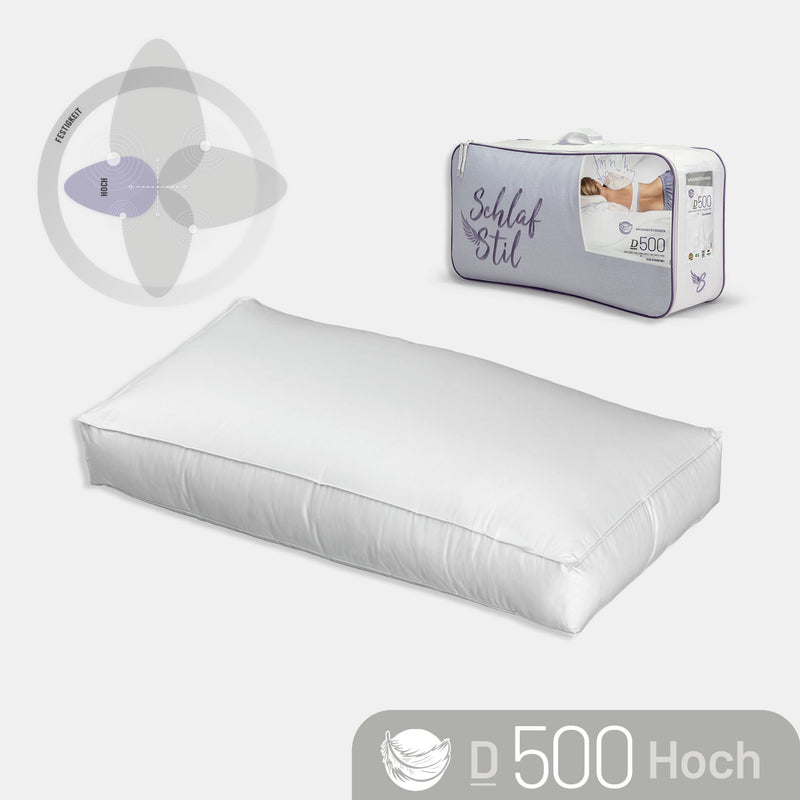 Daunen Nackenstützkissen „D500", 90 % Daunen / 10 % Federn (Außen)
