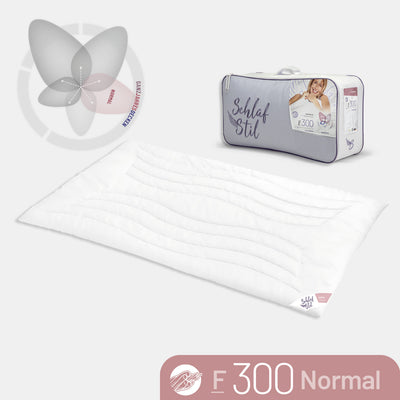 Faserbettdecke „F300", Hollofil Spring 3D-Markenfaser / 100 % Polyester, verschiedene Größen und Wärmeklassen