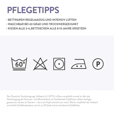 Federn- und Daunenkissen Schlafstil D400, 30 % Daunen / 70 % Federn