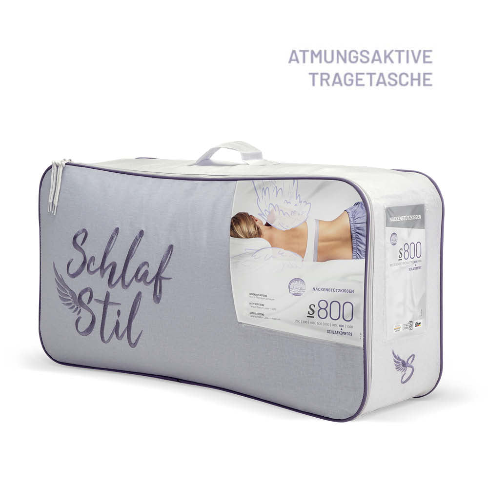 Schlafstil Talalay Latex Nackenstützkissen Schlafstil S800LM, Talay Natur Latex medium